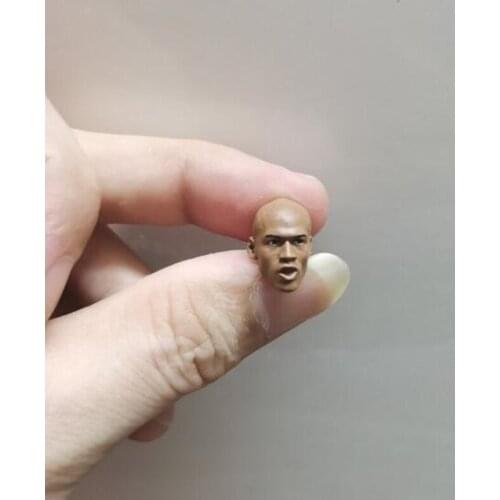 Painted 1/18 Scale Basketball Star Michael Head Sculpt Fit 3.75" Figure