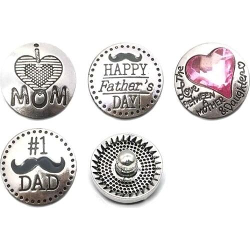 Wholesale metal Rhinestone Snap Buttons w181 Mom Diy Jewelry fit 18mm Snap button Necklaces/Bracelets for women