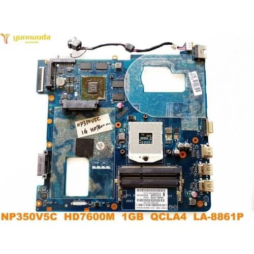 Original for Samsung NP350V5C laptop motherboard NP350V5C HD7600M 1GB QCLA4 LA-8861P tested good free shipping