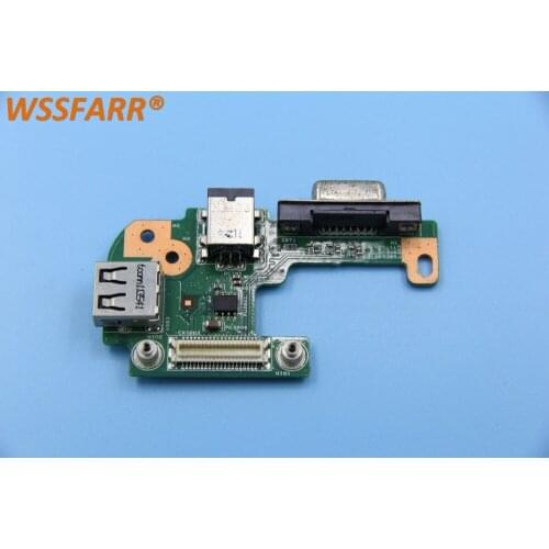 Original DC POWER JACK PORT VGA USB 2.0 IO BOARD FOR DELL INSPIRON N5110 48.4IF05.011 DQ15DN15 CRT BOARD