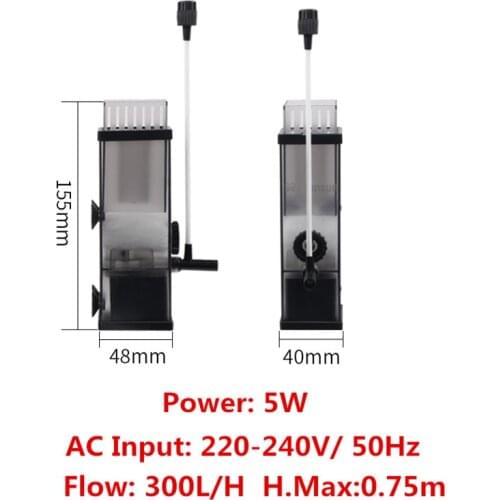 5W Aquarium Surface Protein Skimmer Oil Film Processor Water Skimmer Filter Remove Oil Slick For Fish Tank Water Plant Tank