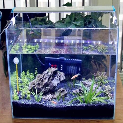 Super Slim LED Aquarium Light Aquatic Plant Lighting 18-58CM Extensible Waterproof Clip-on Lamp For Fish Tank