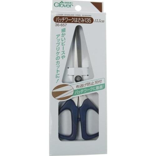 Fine teeth, small scissors grip scissors 36-657 quilts tools imported from Japan DIY craft cloth art coke