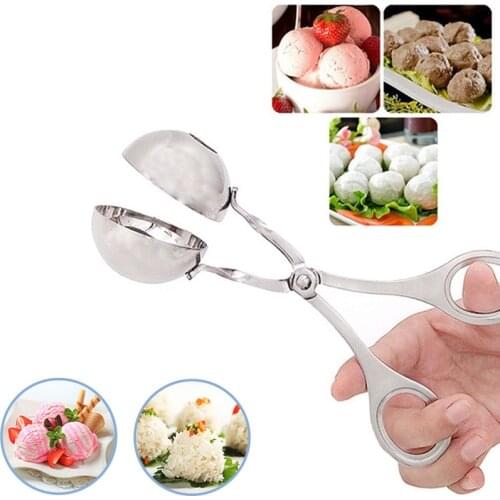 Convenient Meatball Maker Stainless Steel Meatball Clip Fish Ball Rice Ball Making Mold Tool Kitchen Gadgets and Accessories