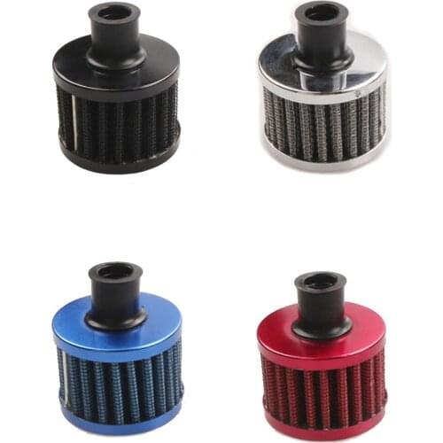 Universal Small Air Filter 12MM Motorcycle Turbo High Flow Racing Cold Air Intake Filter Mushroom Head Car Accessories