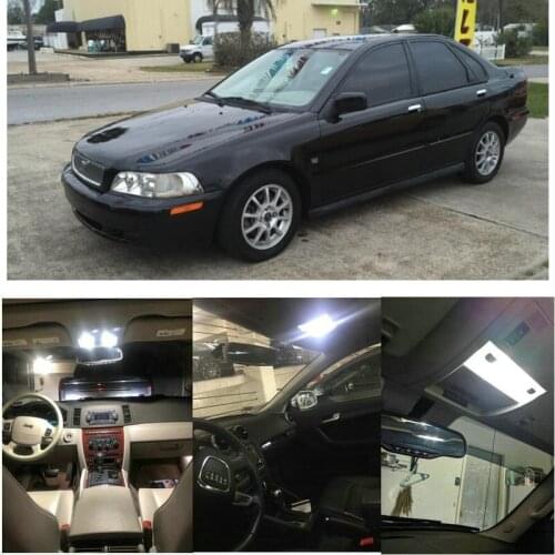 Interior Led lights For 2003 volvo C70 S40 S60 S80 V40 V70 XC70 XC90 Dome Light Map Light License plate light