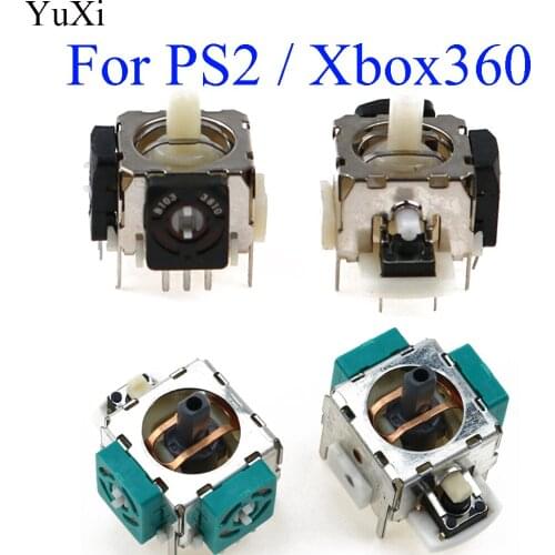 YuXi 2Pc 3D Analog Joystick Axis Sensor Module for Xbox360 PS2 PS3 Contoller Repair