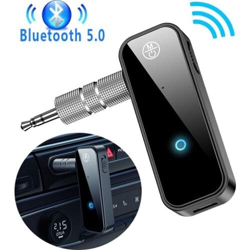 2021 NEW 2 in 1 mini Wireless Bluetooth 5.0 Receiver Transmitter Adapter 3.5mm Jack For Car Music Audio Aux Headphone Handsfree