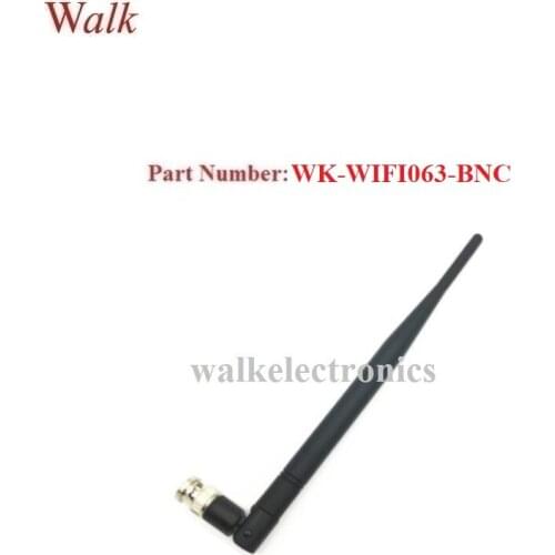 230mm length 7.0dbi BNC male straight high gain foldable bluetooth 2.4GHz wifi rubber stubby antenna