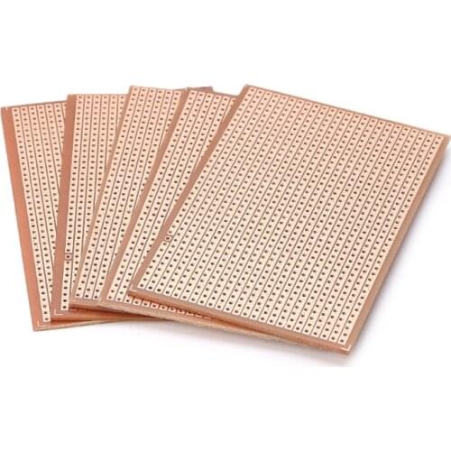 5pcs Universal Bakelite Circuit Board DIY Prototype PCB Prototyping Track Plate