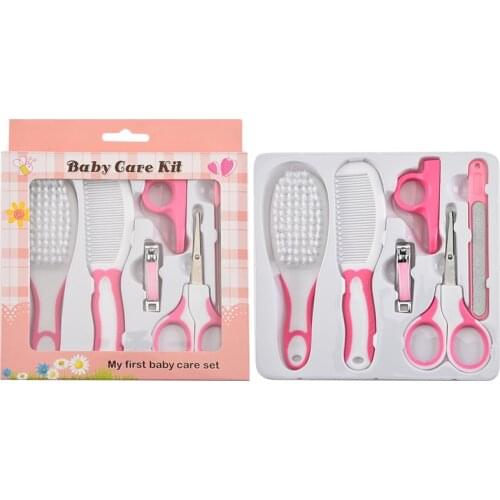 6 Pcs Set Baby Nail Trimmer Newborn Children Kids Healthcare Kits Baby Grooming Sets Baby Scissors Nail Care Wholesale