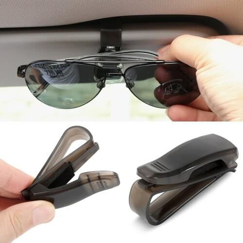 Car Glasses Case Holder Sunglasses Clip Car Accessories for Citroen C3 C4 C5 Berlingo Picasso Xsara For Honda Civic CR-V XR-V