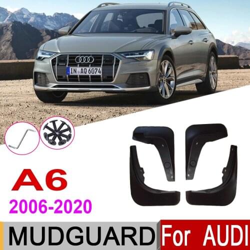 Car Fender For Audi A6 C7 Sedan Saloon C6 C8 2020~2006 Mud Guard Splash Flaps Mudguard Accessories 2019 2018 2015 2010 2009 2008