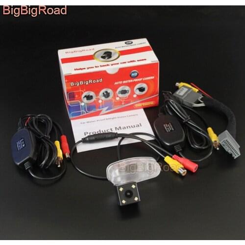 BigBigRoad Car Rear View Camera For Honda HRV H-RV XRV X-RV Vezel 2013~2016 with 34 Pins adapter Original Monitor Compatible