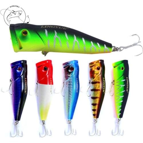 Bionic Popper 65mm/10.5g Freshwater Professional Fishing Lure Hard Bait 3D Eyes Anti-Corrosion High Quality Plastic Fishing Bait
