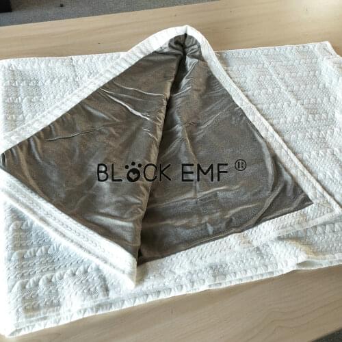 EMF Blanket 153cm*183 cm EMF & 5G Protection Blanket Faraday Cover for Beds Couches Pregnancy