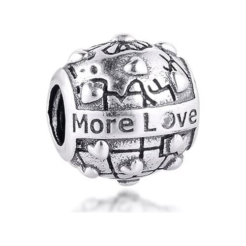 Genuine 925 Sterling Silver Club Charm Metal Beads for Jewelry Making Fits Pandora Bracelet Women Gift kralen berloques