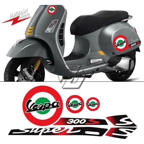 For Piaggio Vespa GTS 300 Super Sport Reflective Sticker Motorcycle Decal