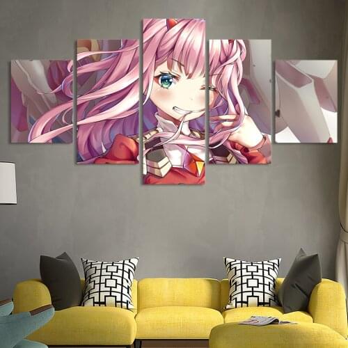 Home Decoration Hd Prints Painting 5 Pieces In The Fran Pictures Wall Art Modular Canvas Modern Poster For Living Room