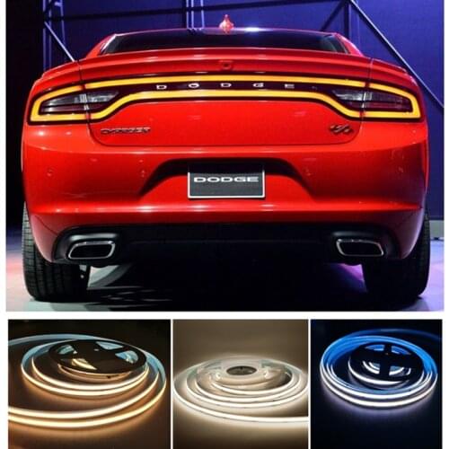 Car Interior Atmosphere Ambient Light Tube LED Strip Flexible Cob Lamp Glow String Light For Car Decoration Car Styling светодео