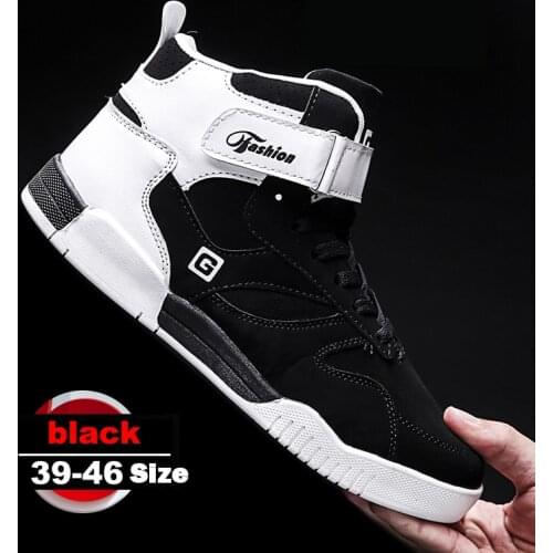 2021 Spring/Autumn New Mens Casual High-top Shoes Youth Fashion Large Size Sneakers Outdoor Sports And Leisure Sneakers