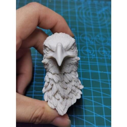 1/6 Scale Animal Eagle Unpainted Head Model for 12''Body Figures Toys