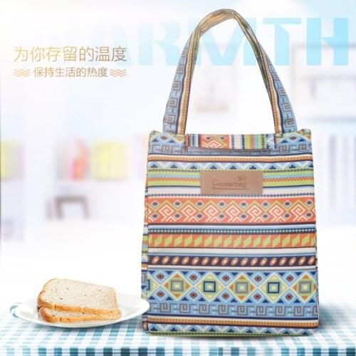 Fashion Oxford cloth ice bag, thickened insulation bag, portable lunch storage bag