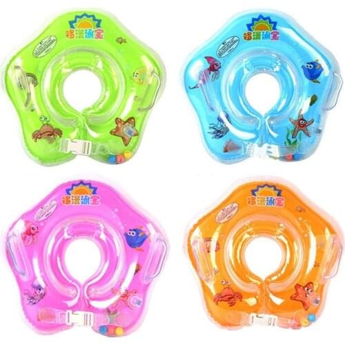 Inflatable Boat Baby Swimming Conformation Infant Baby Neck Float Tube Ring Swimming Pool Neck Bathing Circle Float Ring