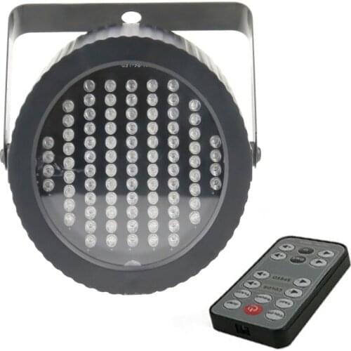 DMX 86LEDs RGB Stage Lamp LED Light Projector Voice Sound control flicker + remote controller DJ Party Show Disco Holiday Lights