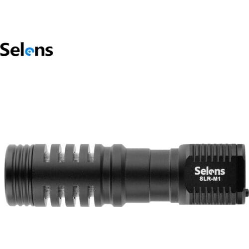 Selens SLR-M1 Universal Video Microphone with Shock Mount Deadcat Windscreen Case for DSLR Cameras Camera Microphone Shotgun Mic