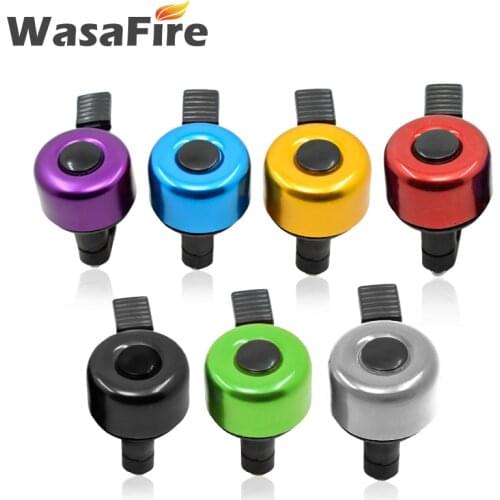 Bicycle Horn Mini Bike Bells 7 Colors Aluminum Alloy Mountain Bike Bell Handlebar Alarm Horn Ring Cycling Accessories