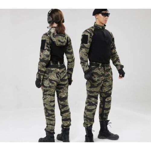 Special forces Military uniform Tactical camouflage Men Women Suit Spring Tabby