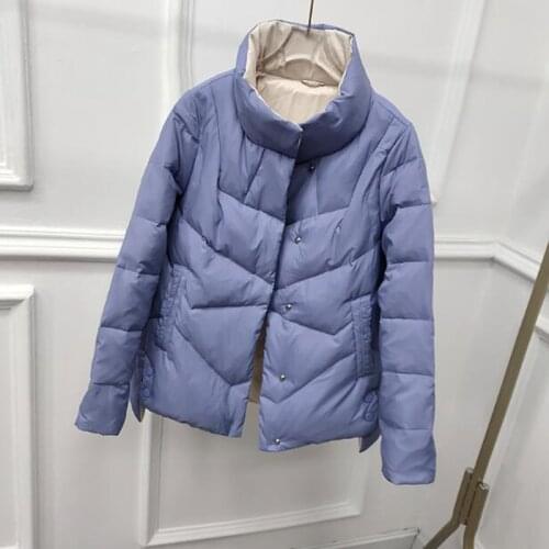 SEDUTMO Winter Oversize Duck Down Coat Women Short Casual Warm Jackets Autumn Fashion Pocket Puffer Jacket Basic Parkas ED1259