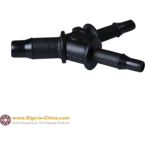 10pcs/lot Three-way UV Tube Fitting for I.D 2.3mm / 2.8mm / 3mm Switch To I.D 1.8mm Tube