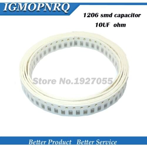 100pcs 1206 10uF 106 X5R Error 10% 16V 1206 106 smd capacitor new