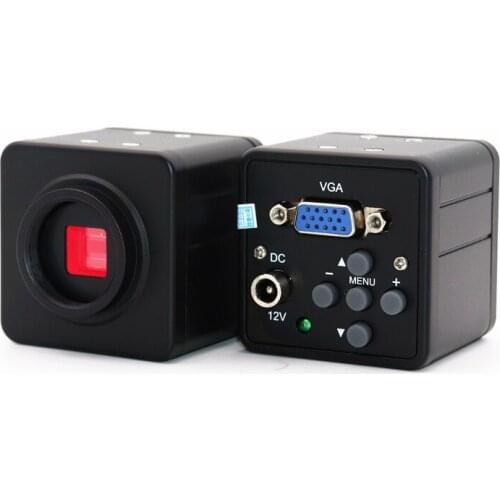 2.0MP VGA Output HD Digital Electronic C-mount Lab Industry Industrial Video Microscope Camera For Phone PCB Soldering Repair