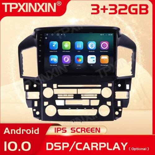 2 Din Carplay Android Radio Receiver Multimedia Stereo For Lexus RX300 1998 1999 2000 2001 2002 2003 GPS Navi Recorder Head Unit