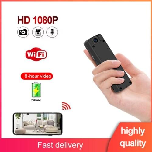 1080P Wireless WIFI Mini Camera Portable Digital Video Recorder Body Camera Motion Detection Snapshot Loop Recording Camcorde