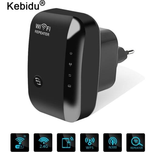 Wireless N Wifi Repeater 802.11N/B/G Network Router 300Mbps Range Expander Signal Antennas Booster Extend for Enterprise EU/US