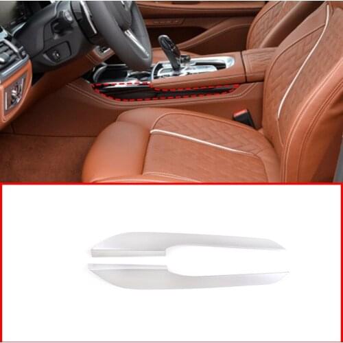 For BMW 7 Series G11 G12 2017-2020 ABS Chrome/Carbon Fiber Central Control Side Decoration Trim Car Interior Accessories