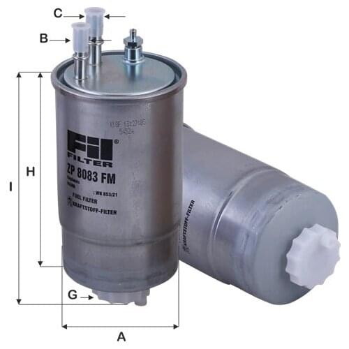 For Fiat Linea Fiorino Euro 5 Diesel Oil Filter Elephant Filter ZP 8083 FM