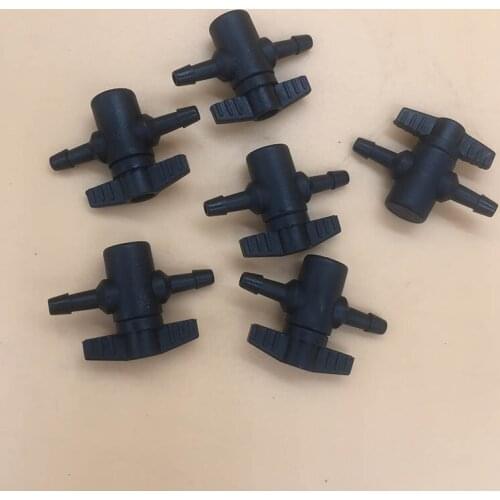 Flora inkjet printer bulk ink system manual ink valve for Eco solvent/UV printer three ways plastic ink control valve