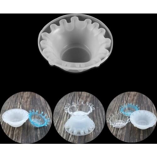 Water Drop Salver Mirror Silicone Mold Tray Ashtray Pendant Storage Box Epoxy Resin Molds For DIY Handmade Home Decoration Craft