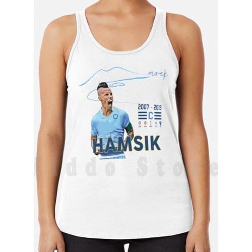 Marek Hamsik V2 Tank Tops Vest Sleeveless Napoli Calcio Soccer Football Hamsik Marek Hamsik Mh17 Italia Italy Naples