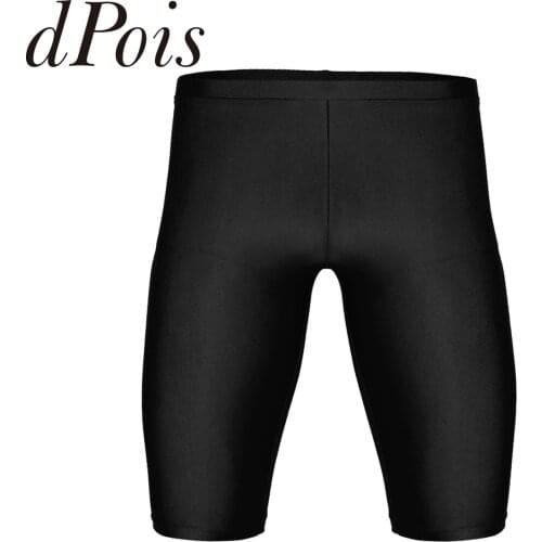 Mens Running Shorts Summer Elastic Leisure Tight Shorts Quick Dry Compression Sports Shorts Male Workout Gyms Sport Short Pants