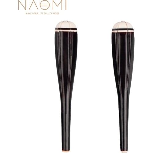 Naomi 2 Pieces Erhu Shaft Wooden Chinese Erhu Shaft Axis Erhu Tone Erhu Accessories Parts Chinese Traditional Instrument Parts