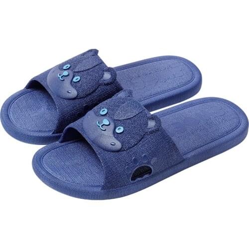 Cartoon slippers women wear tide couples home indoor non-slip sandals and slippers cute home men summer 36-45 size