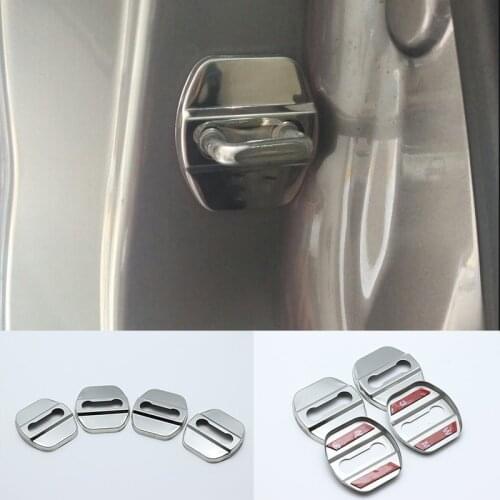 Excellent Stainless Steel Door Lock Buckle Protective Cover Auto Case For Nissan Rogue 2007-2019 Car Styling