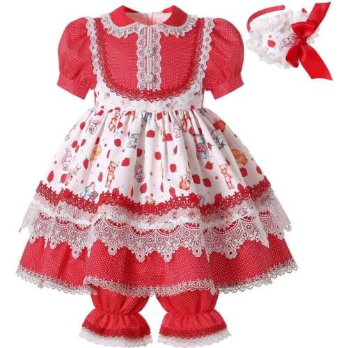 Pettigirl Little Girls Dresses Birthday Vintage Flower Girl Dresses with Matching Shorts and Headband