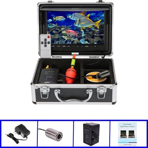Professional Under Water Fish Finder 12 White LED 9inch LCD Monitor Ice/Lake/SeaFishing Camera Video Record